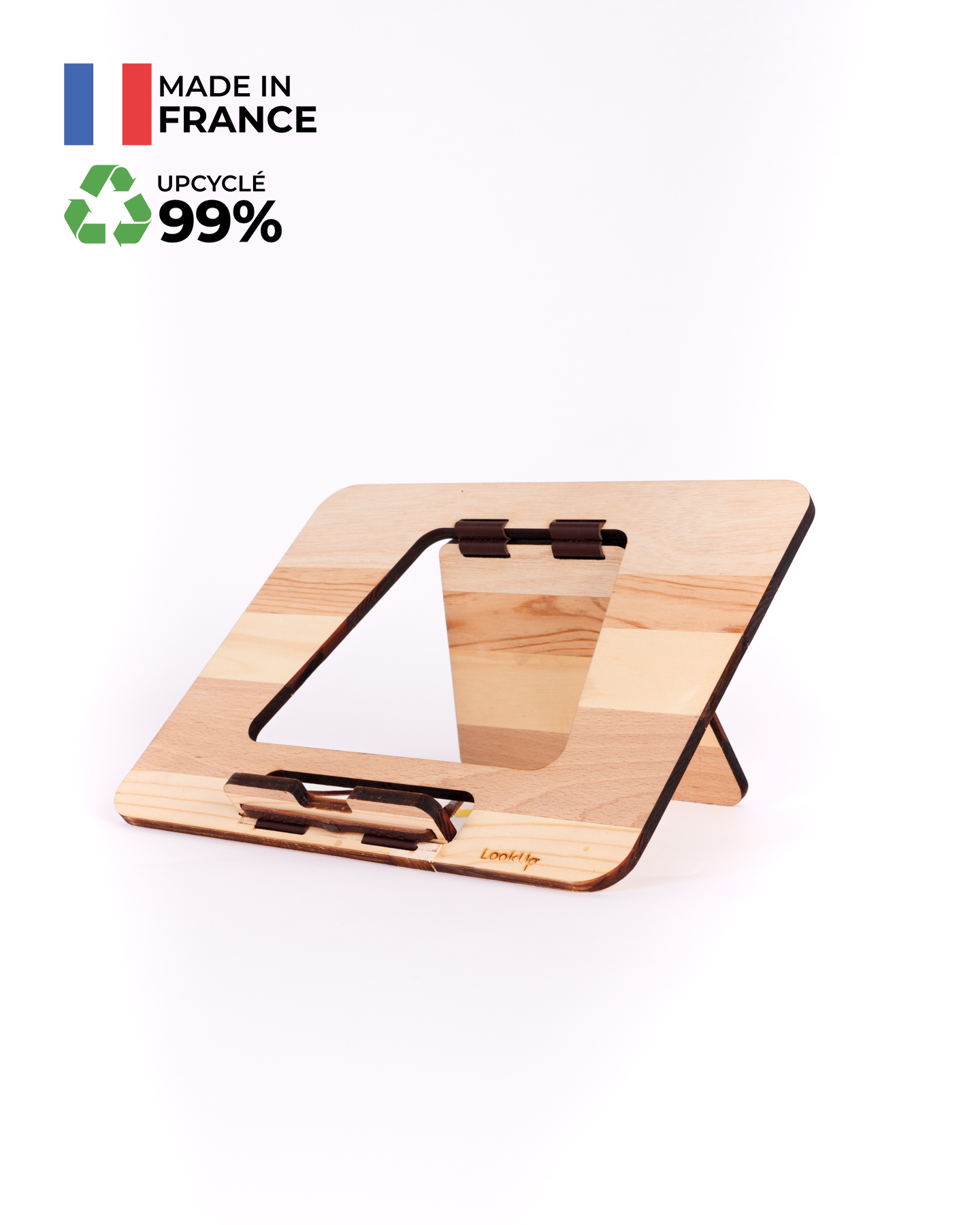 Support d'Ordinateur Portable en Bois