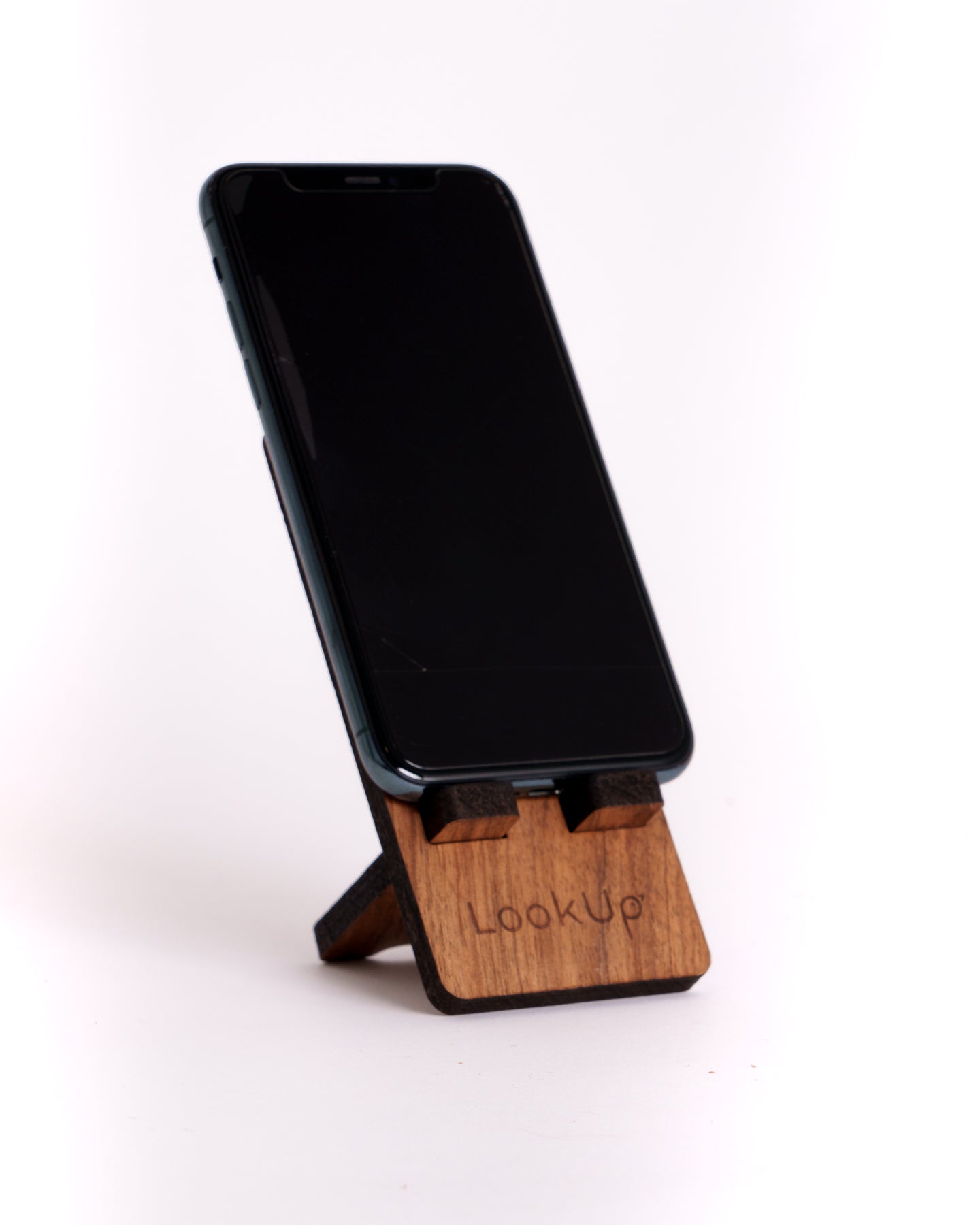 Support de Téléphone Portable en Bois