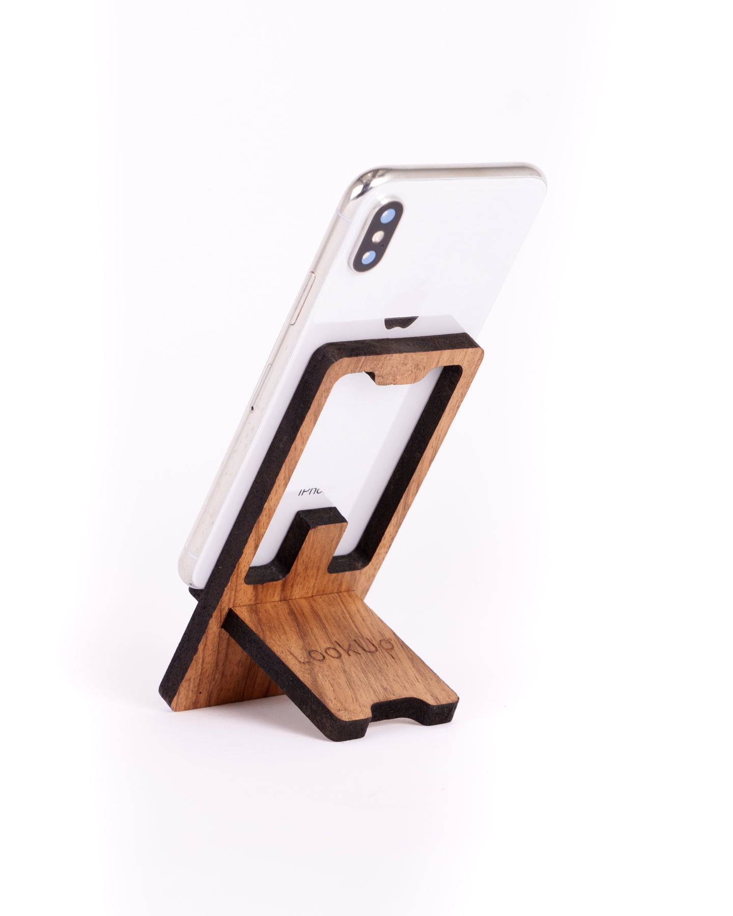 Support de Téléphone Portable en Bois