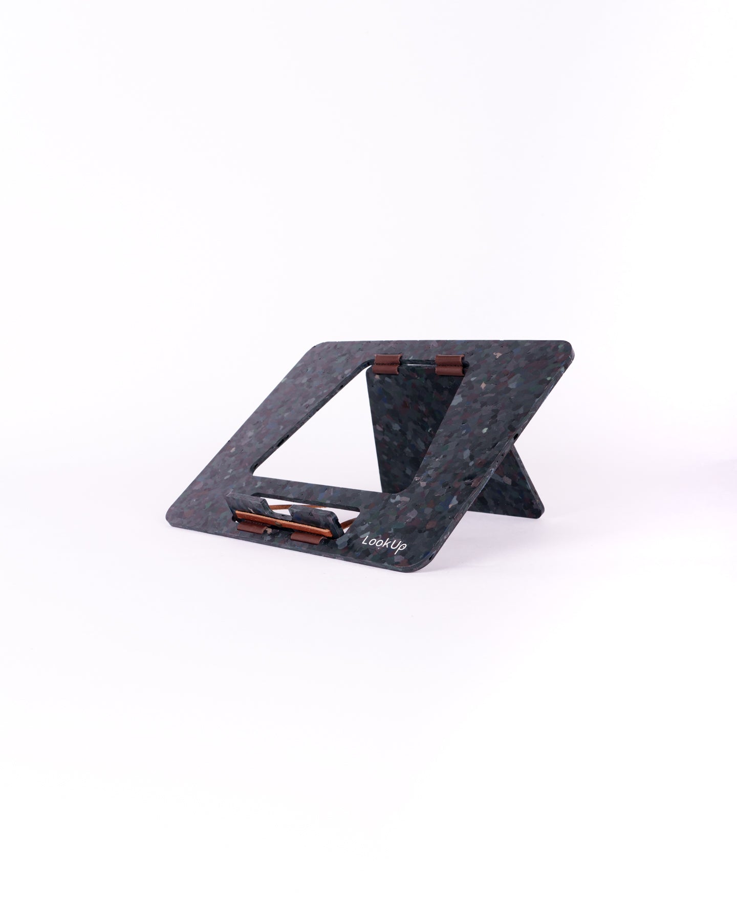 Recycled plastic computer stand